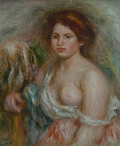 Porträt eines Modells (Büste) von Pierre Auguste Renoir
